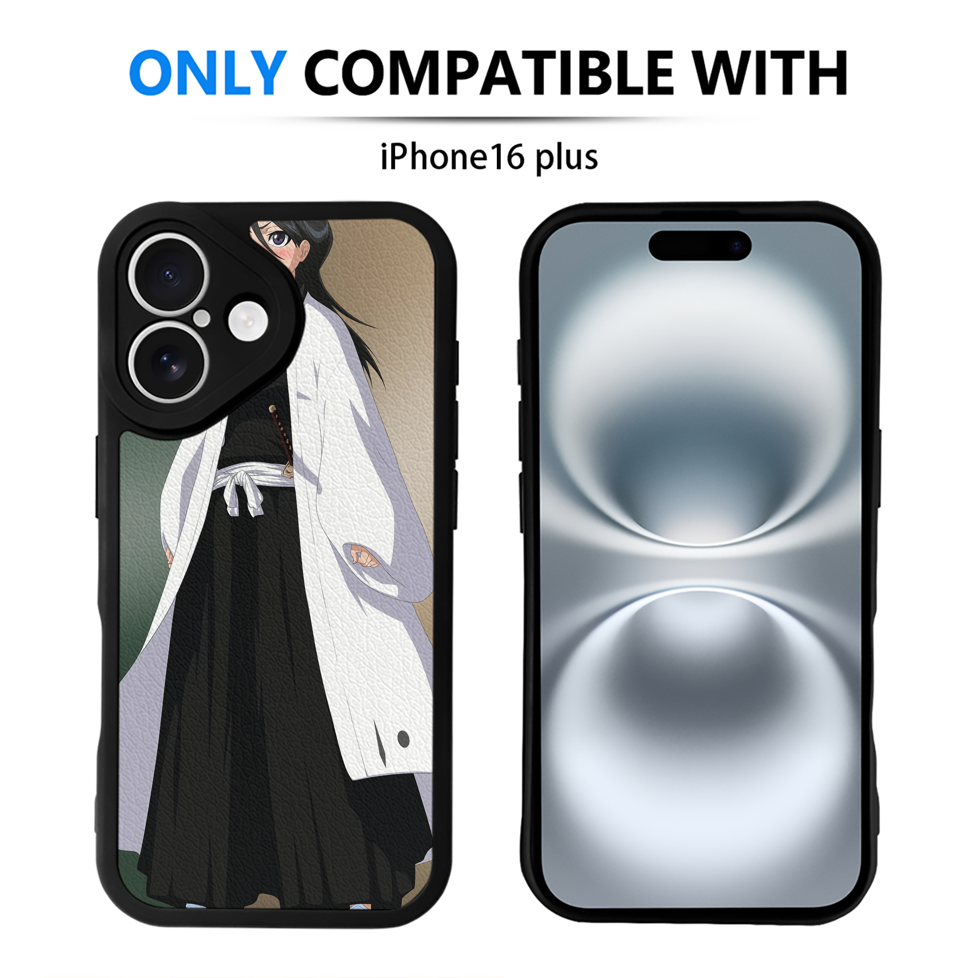 （画像用） ブリーチ BLEACH 【iPhone 16シリーズ対応】シリコンスマホケース（レザー調） 材質：シリコン